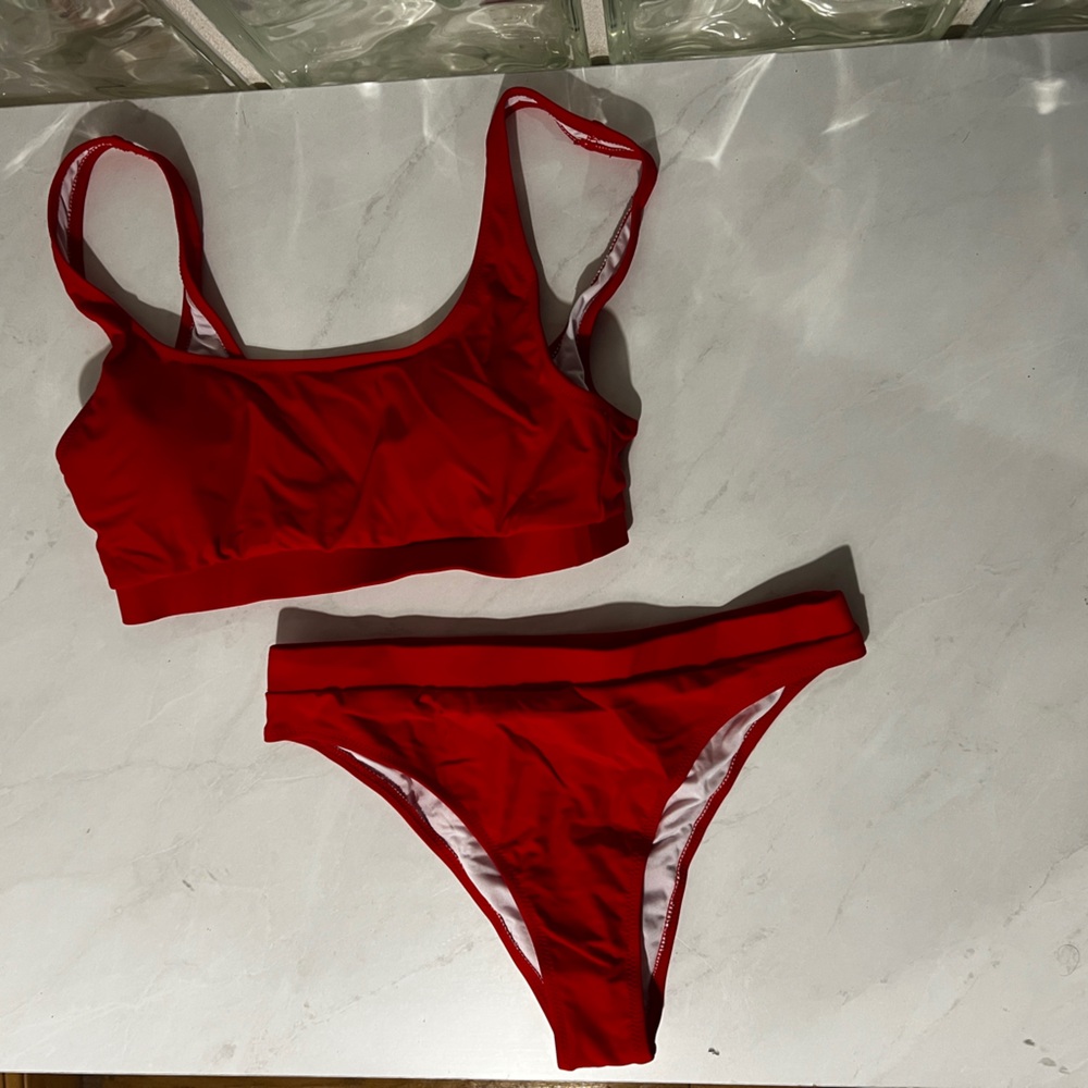 Red Bikini Set